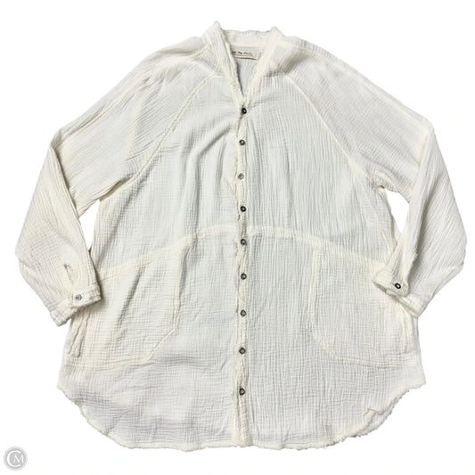 Tunic Long Sleeve By We The Free In Cream, Size: L