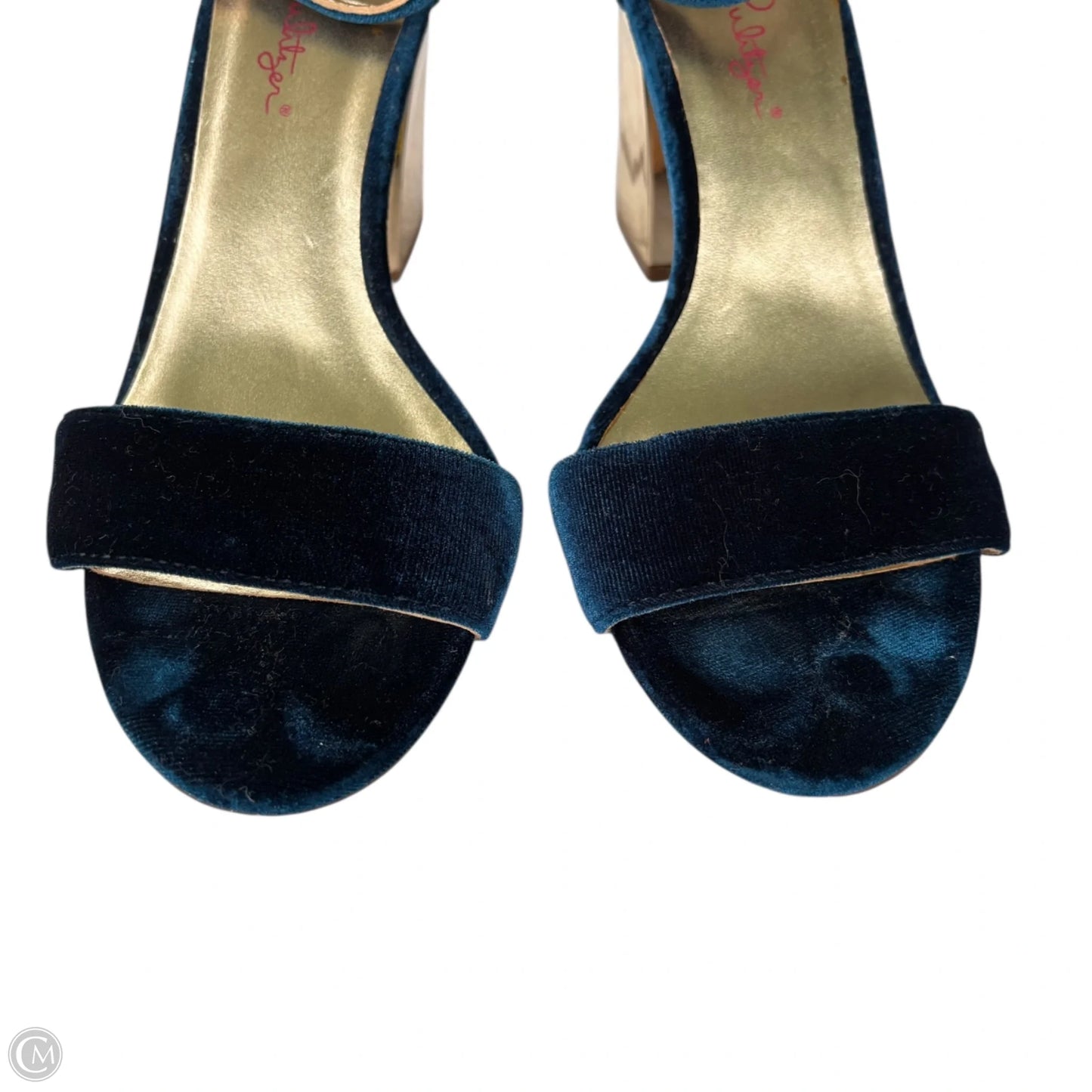 Sandals Designer By Lilly Pulitzer In Teal, Size: 6