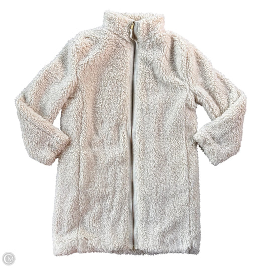 Coat Faux Fur & Sherpa By Gap In Cream, Size: Xs