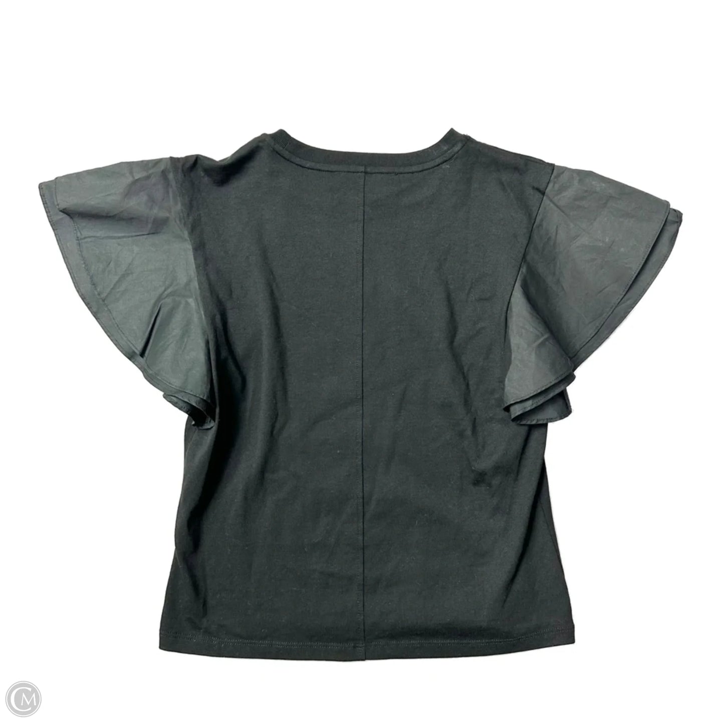 Top Short Sleeve By Frame In Black, Size: Xs
