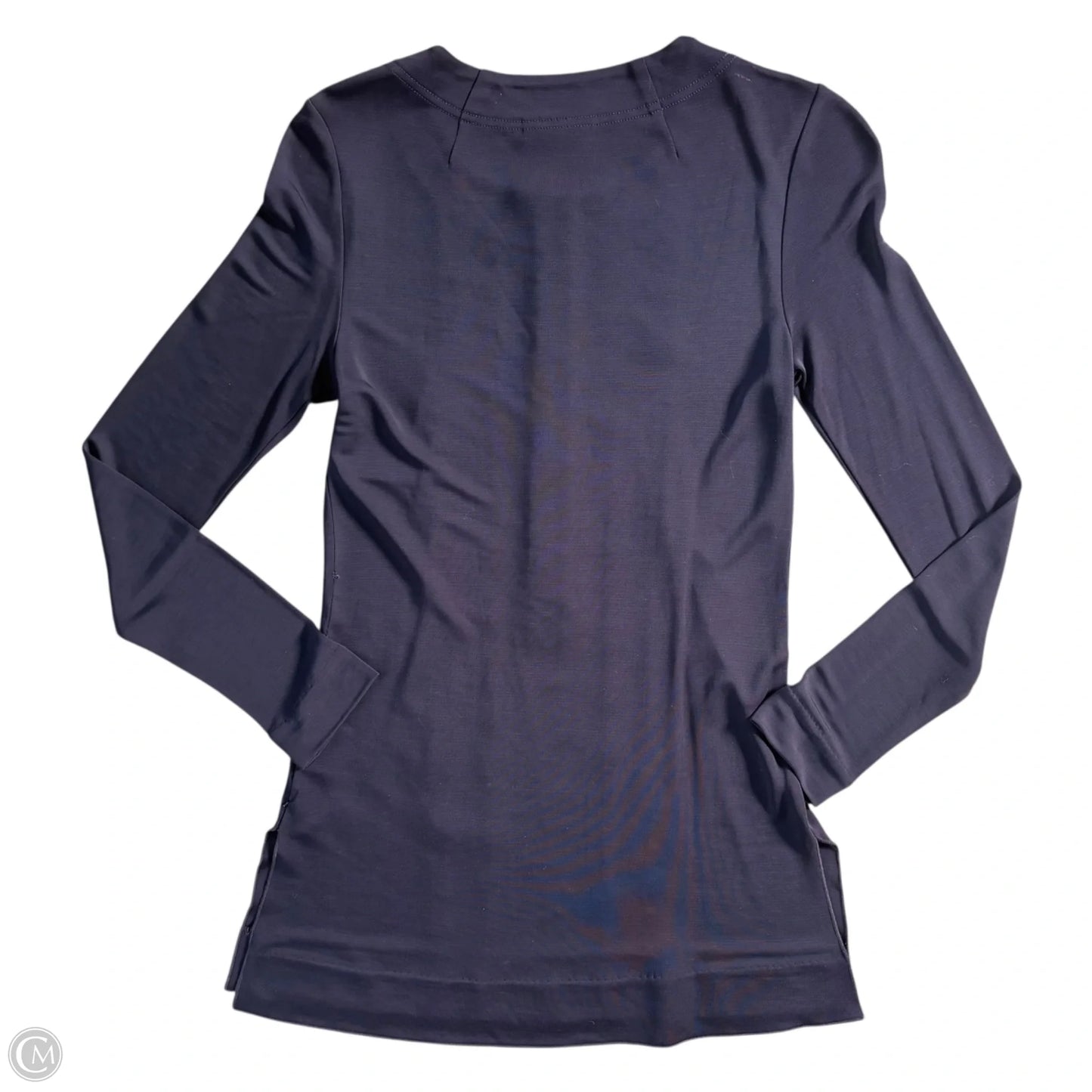 Top Long Sleeve Designer By Tory Burch In Navy, Size: Xs