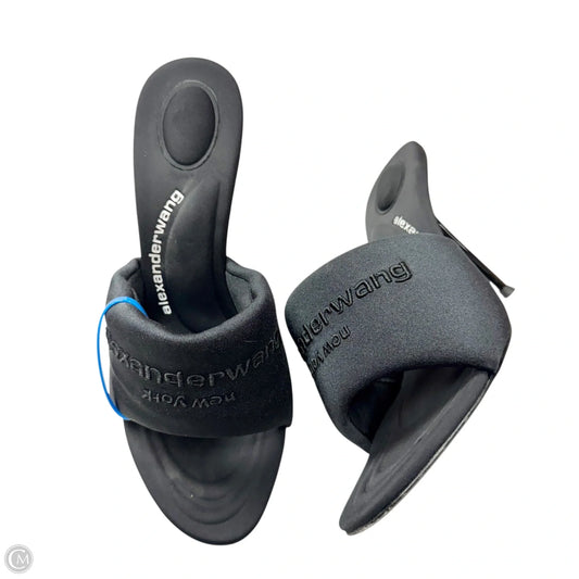 Sandals Luxury Designer By Alexander Wang In Black, Size: 8