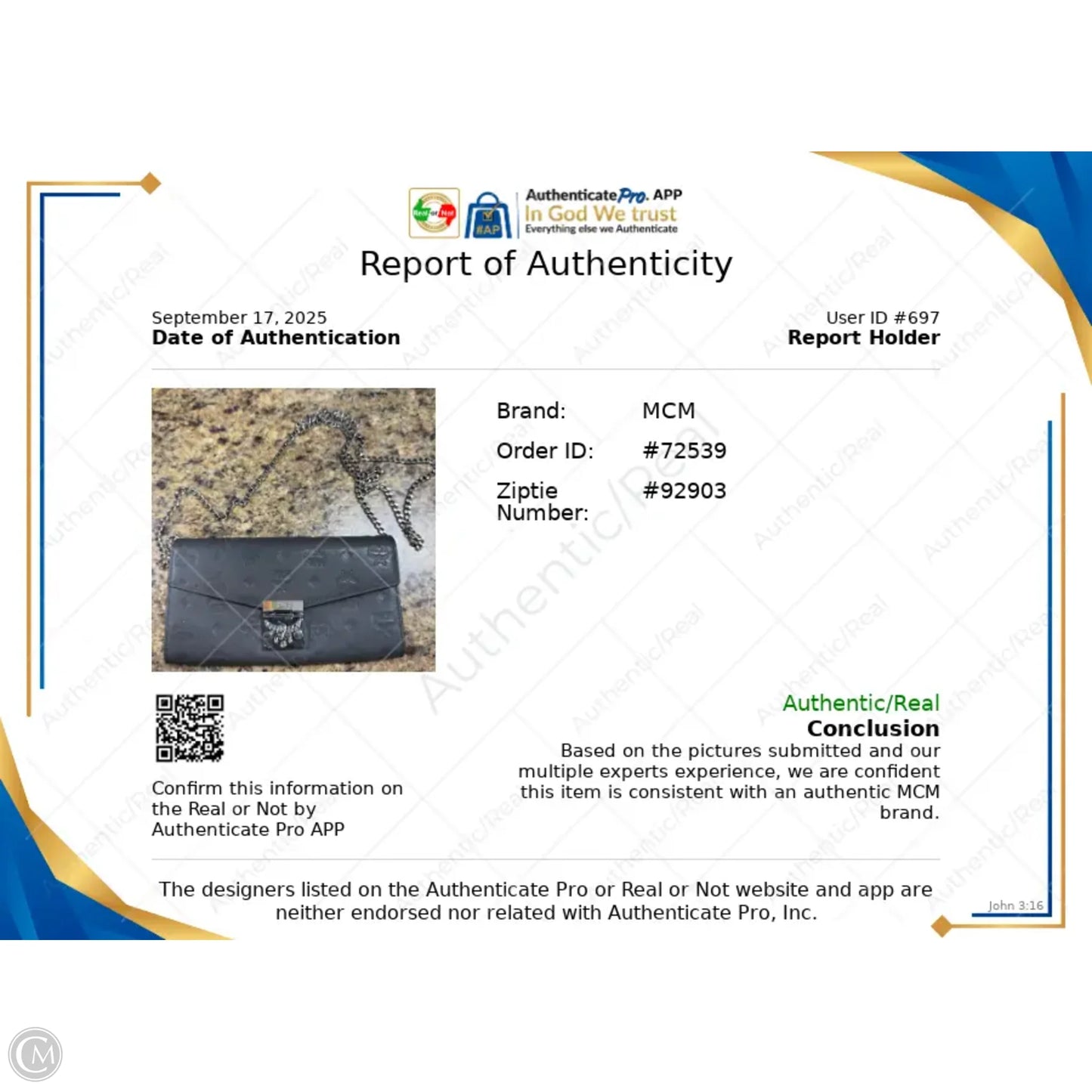 Wallet Luxury Designer By Mcm, Size: Medium