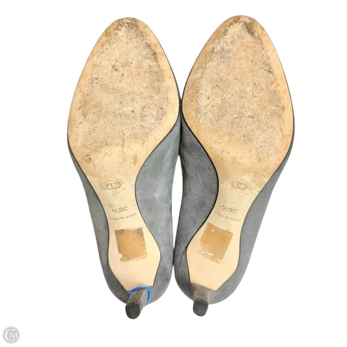 Shoes Luxury Designer By Dior In Grey, Size: 6