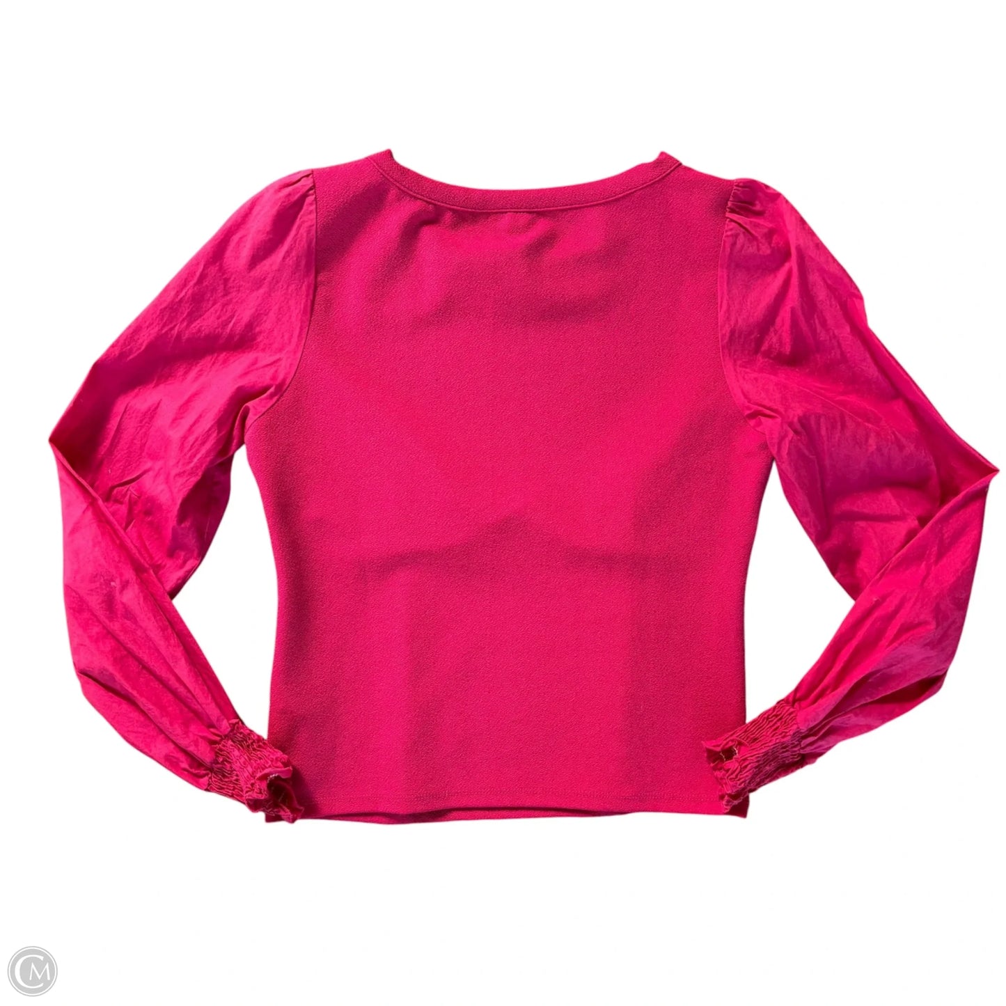 Top Long Sleeve By Anthropologie In Pink, Size: S