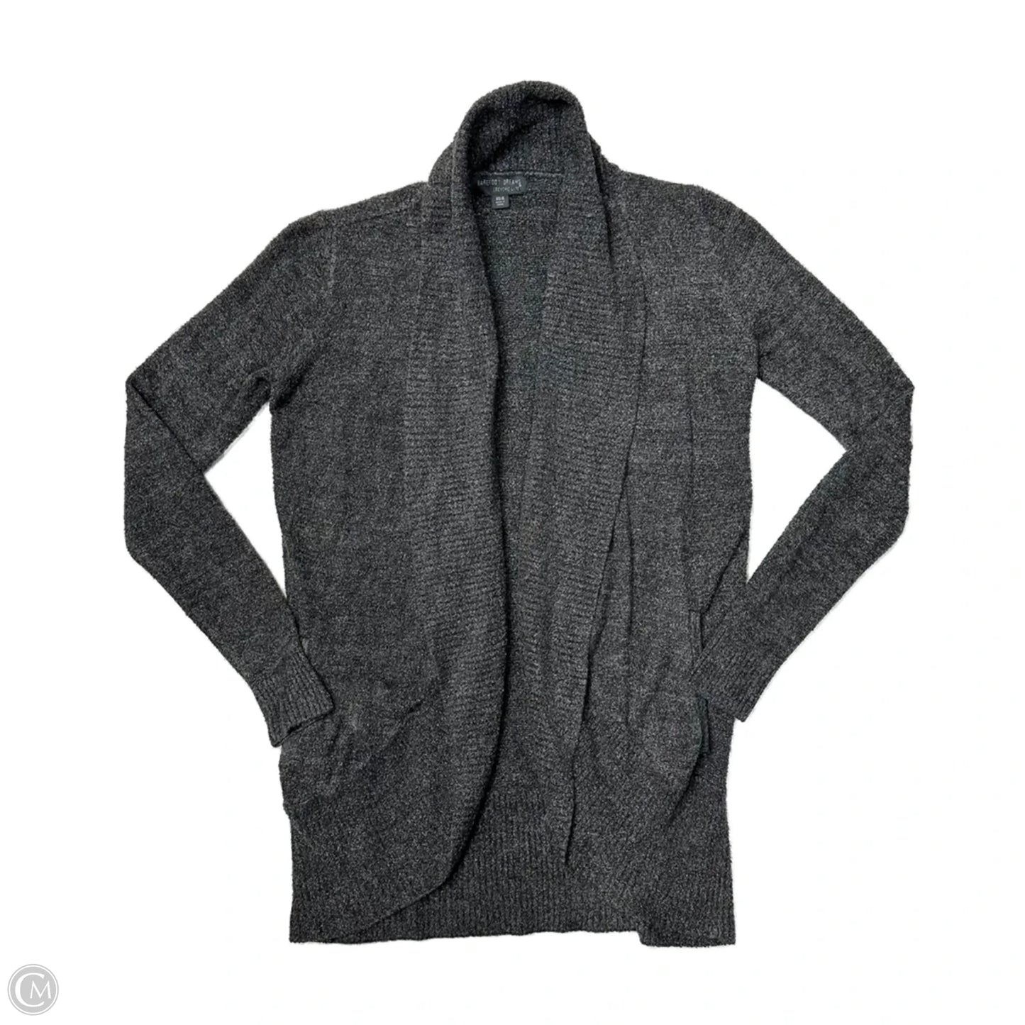 Sweater Cardigan By Barefoot Dreams In Grey, Size: S