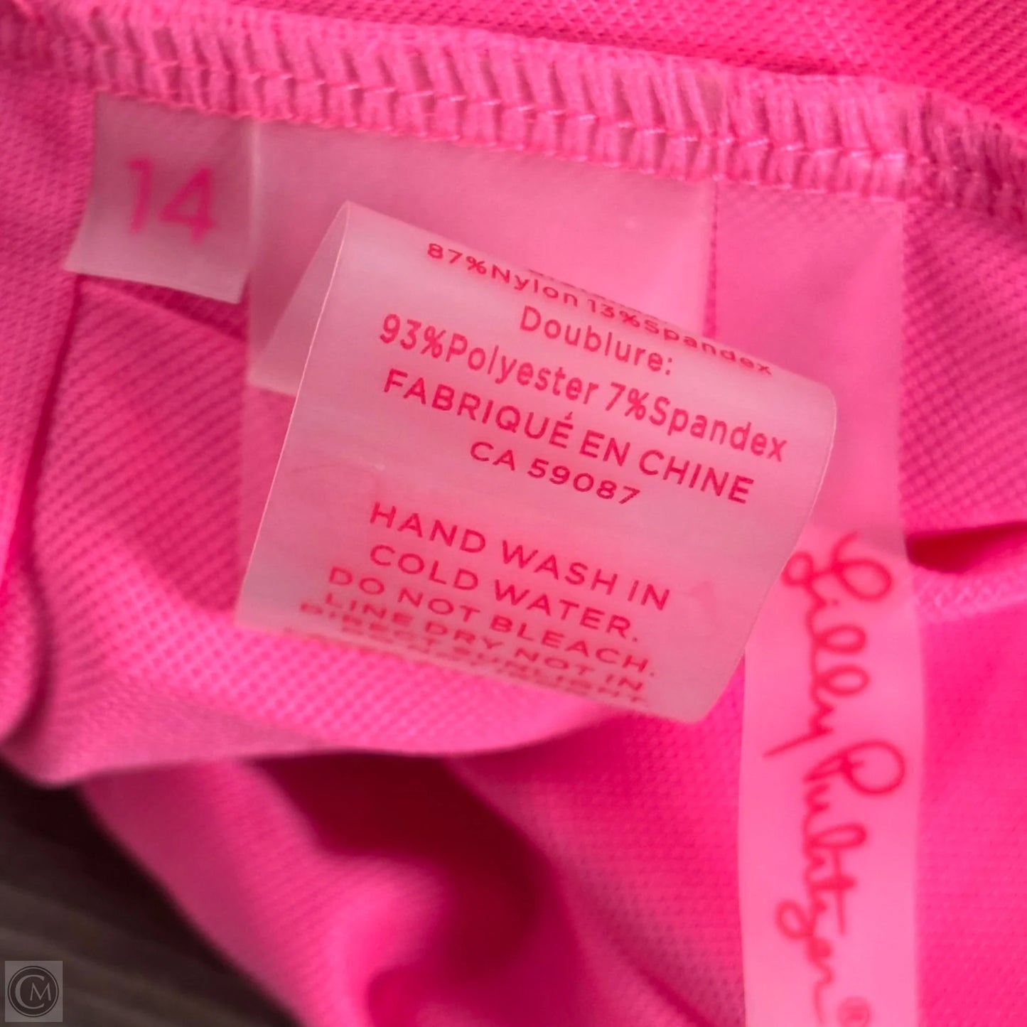 Swimsuit Top Designer By Lilly Pulitzer In Pink, Size: Xl