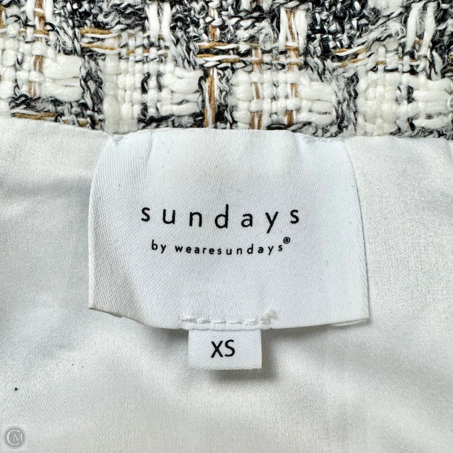 Vest Other By Sundays In Black & White, Size: Xs