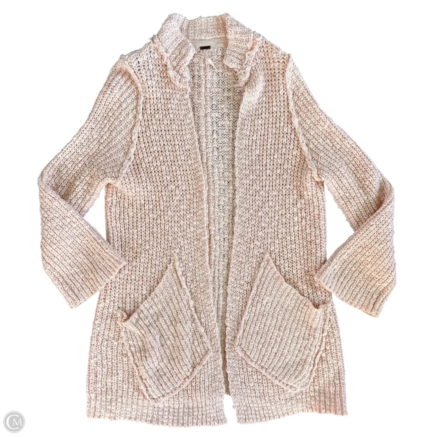 Sweater Cardigan By Free People In Pink, Size: S