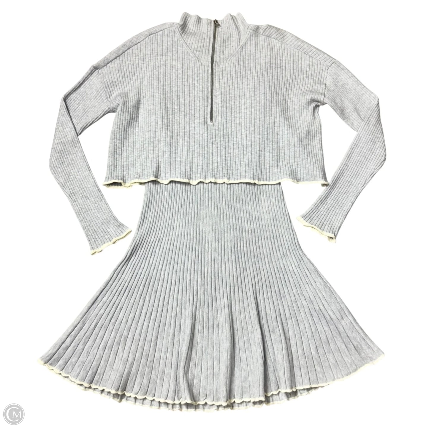 Dress Sweater By Daily Practice By Anthropologie In Grey, Size: M