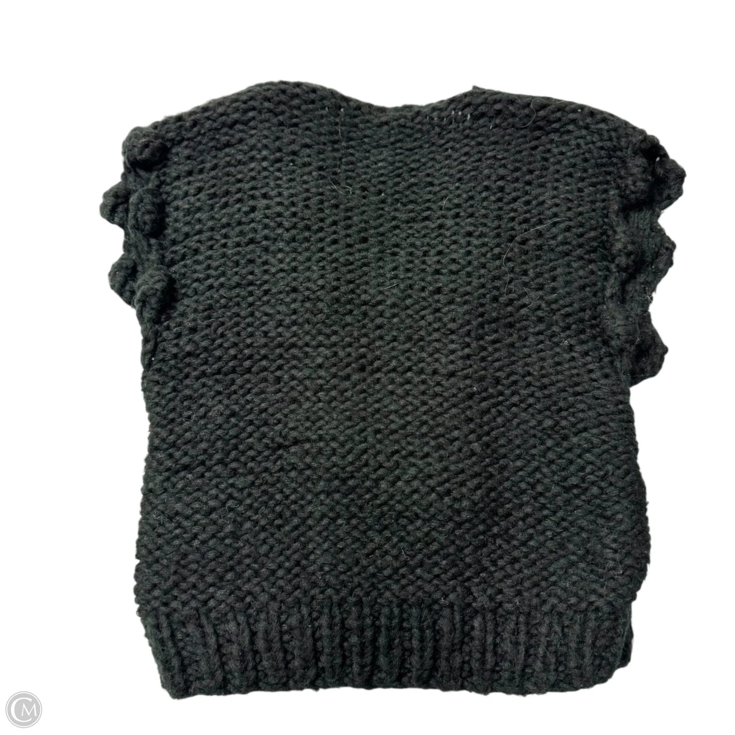 Sweater Short Sleeve By Maeve In Black, Size: Osfm