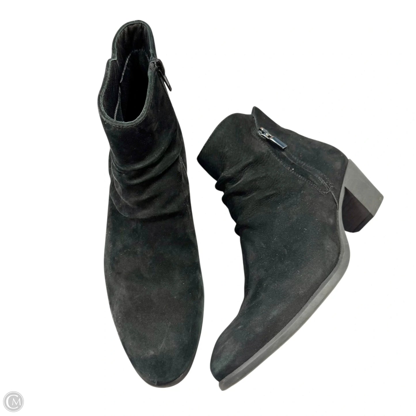Boots Ankle Heels By Munro In Black, Size: 9
