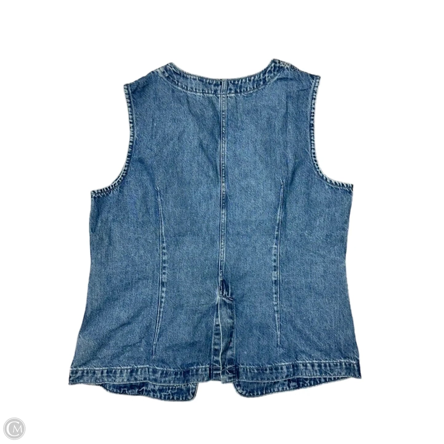 Vest Other By Gap In Blue Denim, Size: Xl