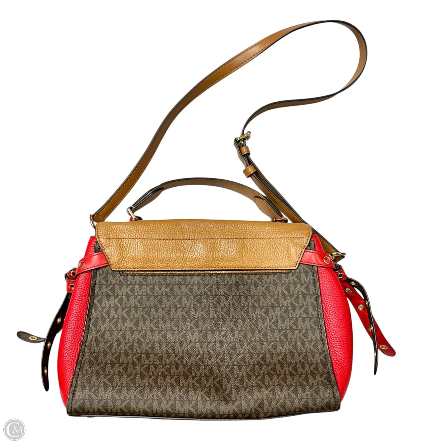 Crossbody Leather By Michael By Michael Kors, Size: Medium