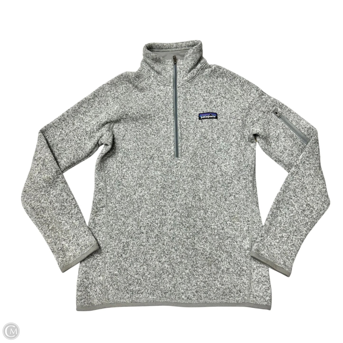 Jacket Fleece By Patagonia In Grey, Size: Xs