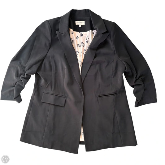 Blazer By Skies Are Blue In Green, Size: 1x