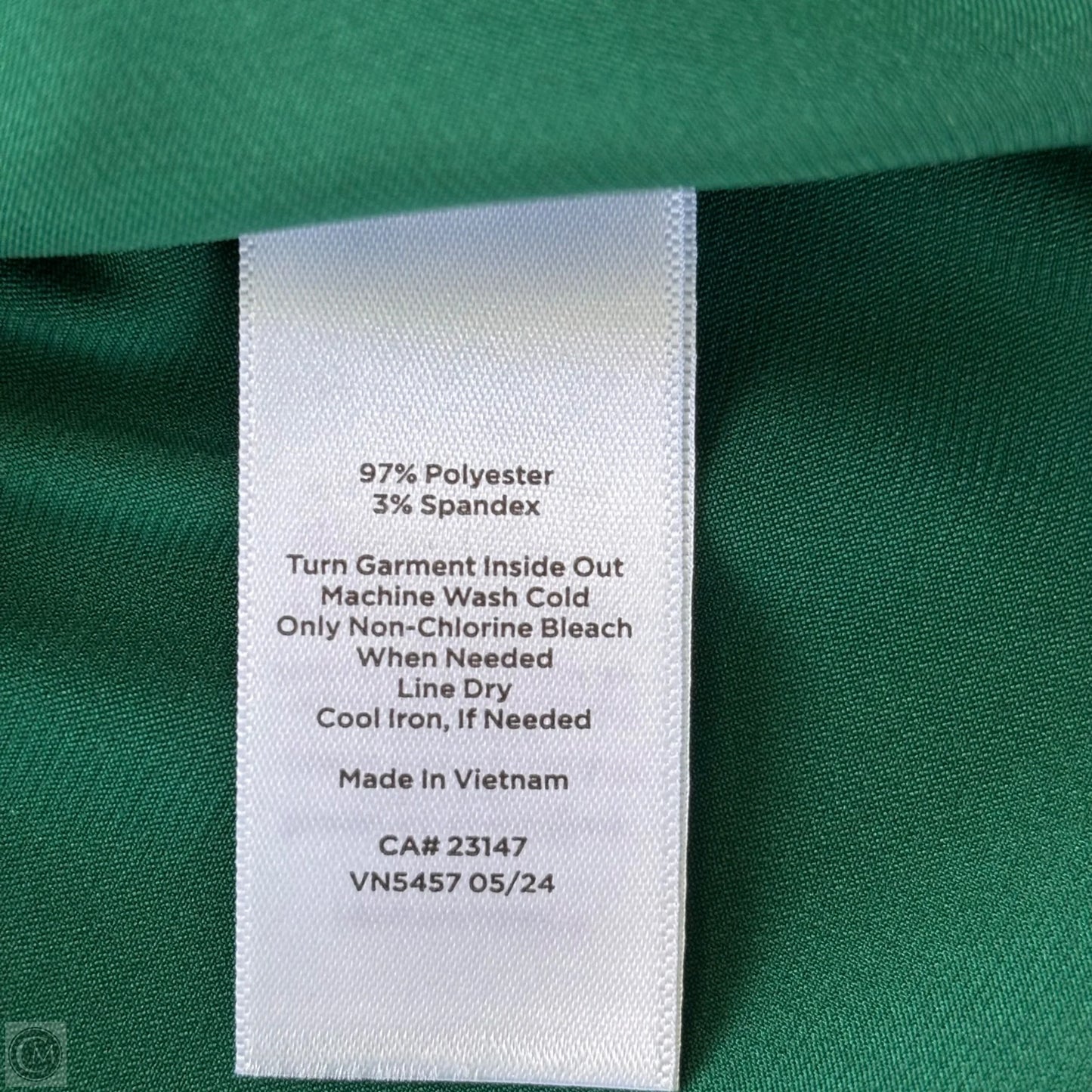 Blouse Long Sleeve By Talbots In Green, Size: 1x