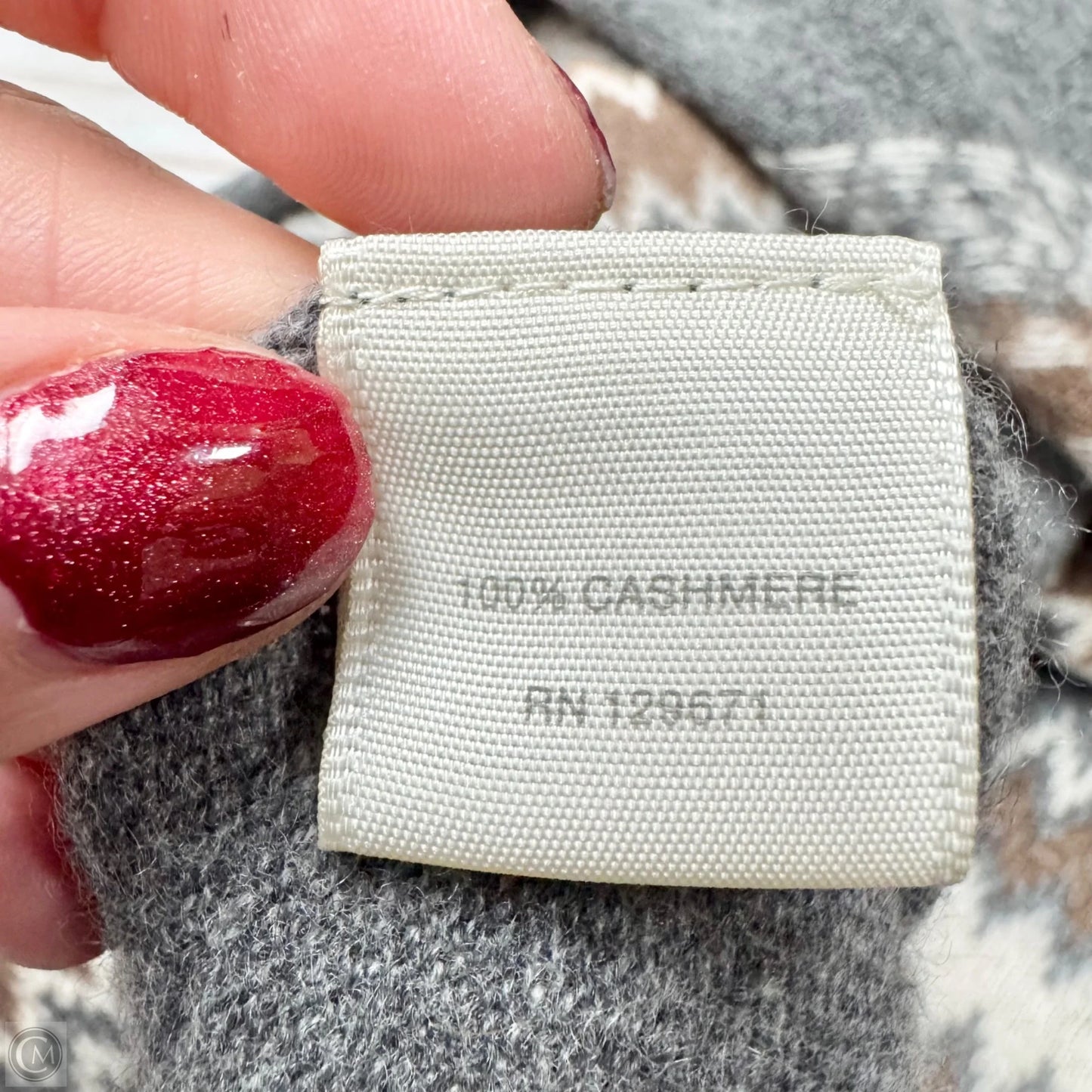 Shawl By Naked Cashmere In Brown & Grey, Size: Osfm