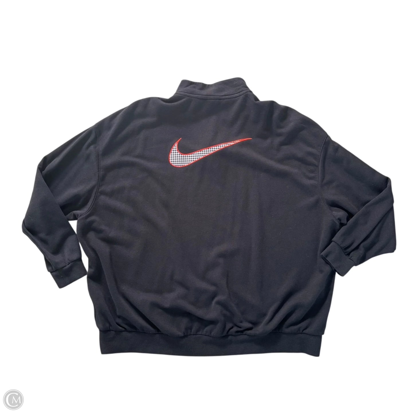 Athletic Sweatshirt Collar By Nike Apparel In Black, Size: Xxl