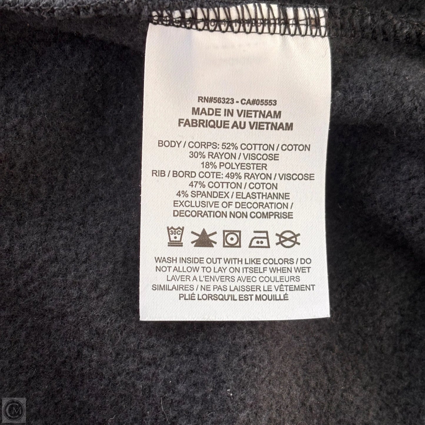 Athletic Sweatshirt Collar By Nike Apparel In Black, Size: Xxl