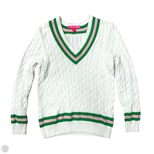 Sweater Designer By Lilly Pulitzer In White, Size: S