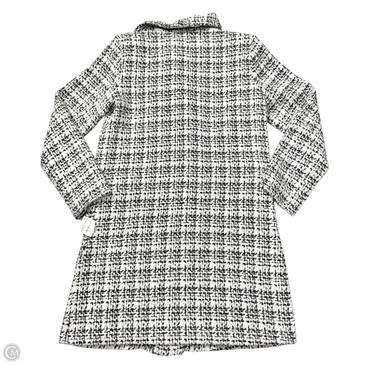 Coat Other By Halogen In Black & White, Size: M