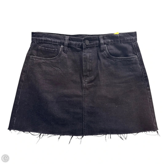Skirt Mini & Short By Blanknyc In Black Denim, Size: 4