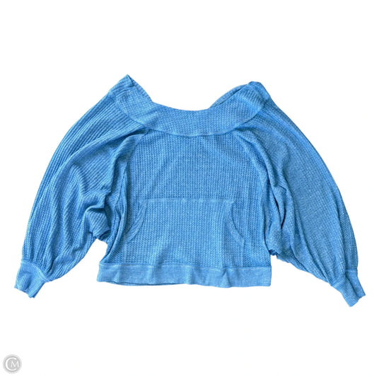 Top Long Sleeve By We The Free In Blue, Size: Xs