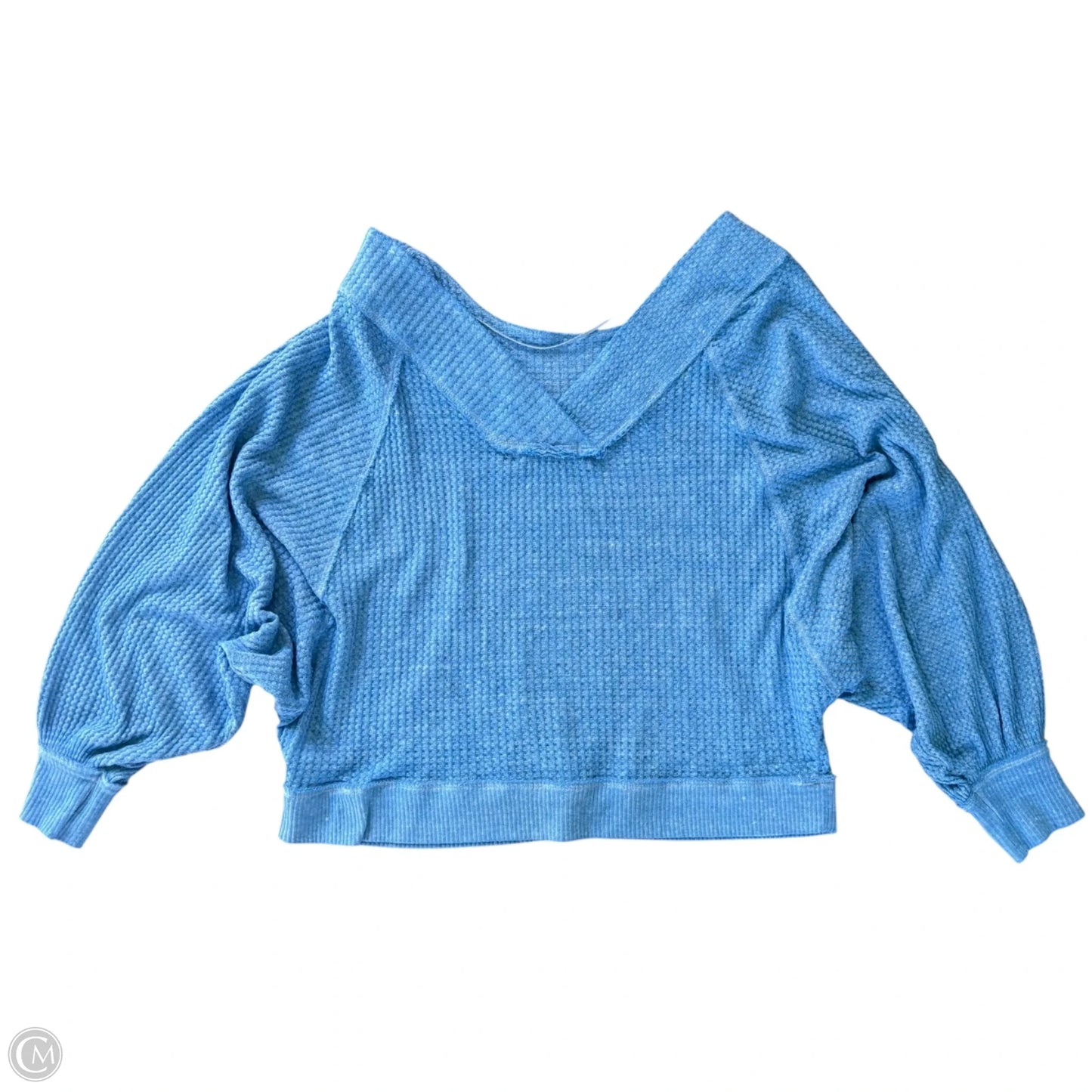 Top Long Sleeve By We The Free In Blue, Size: Xs