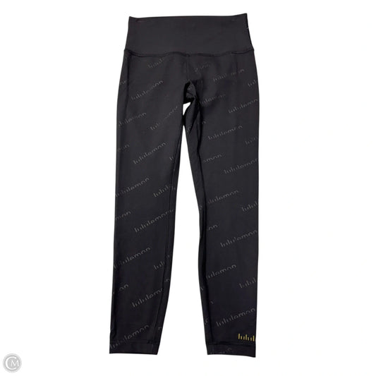Athletic Leggings By Lululemon In Black, Size: M