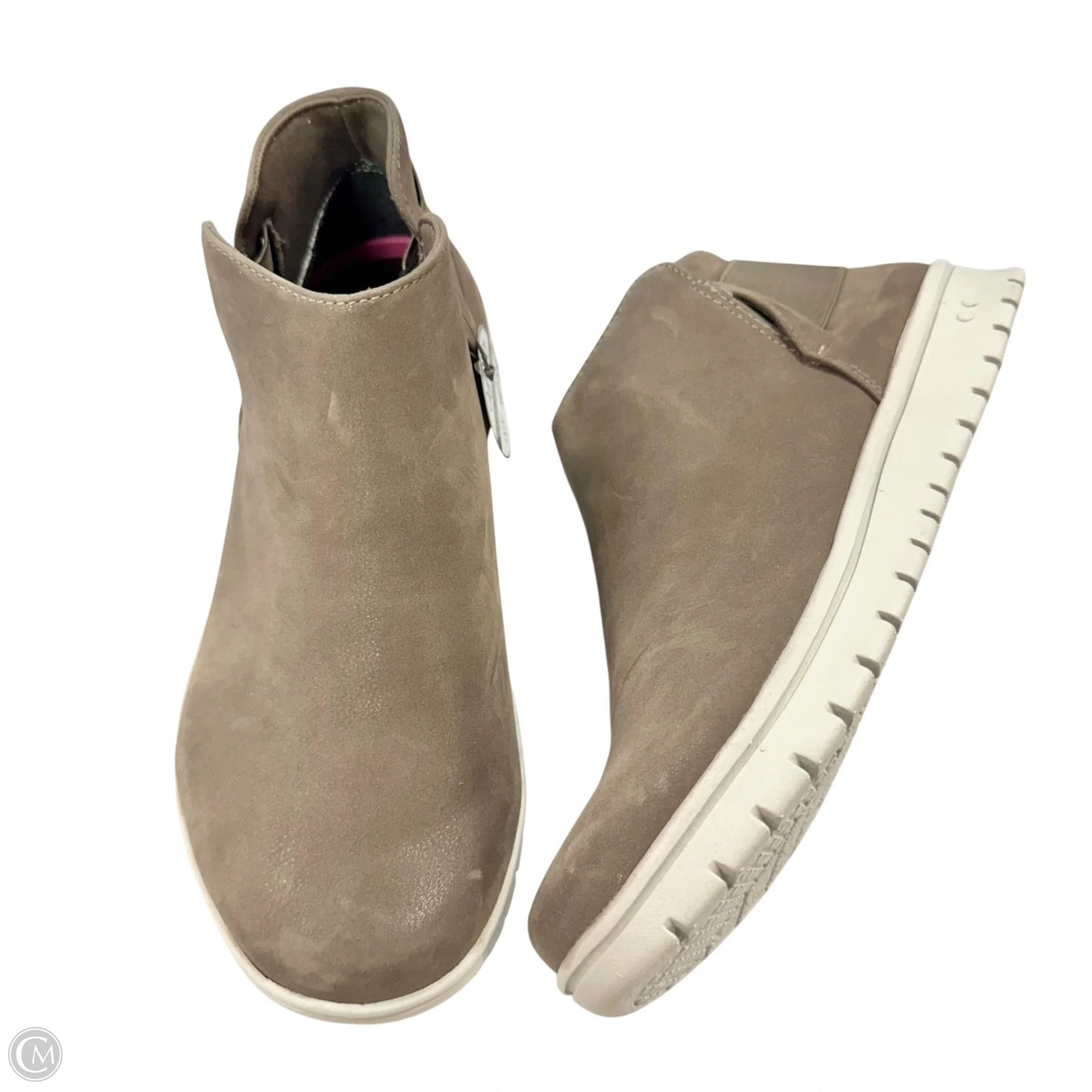 Boots Ankle Flats By Ryka In Taupe, Size: 8