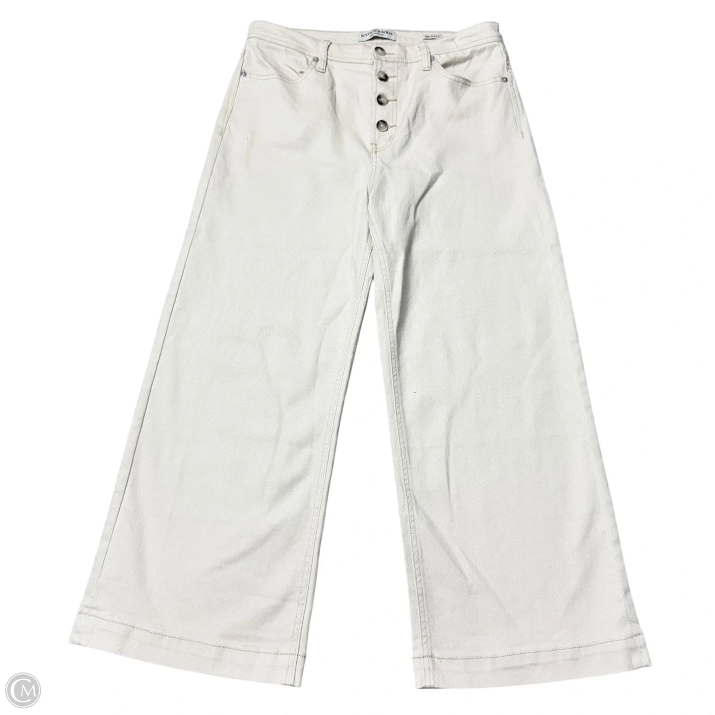 Pants Wide Leg By Scotch & Soda In Beige, Size: 10