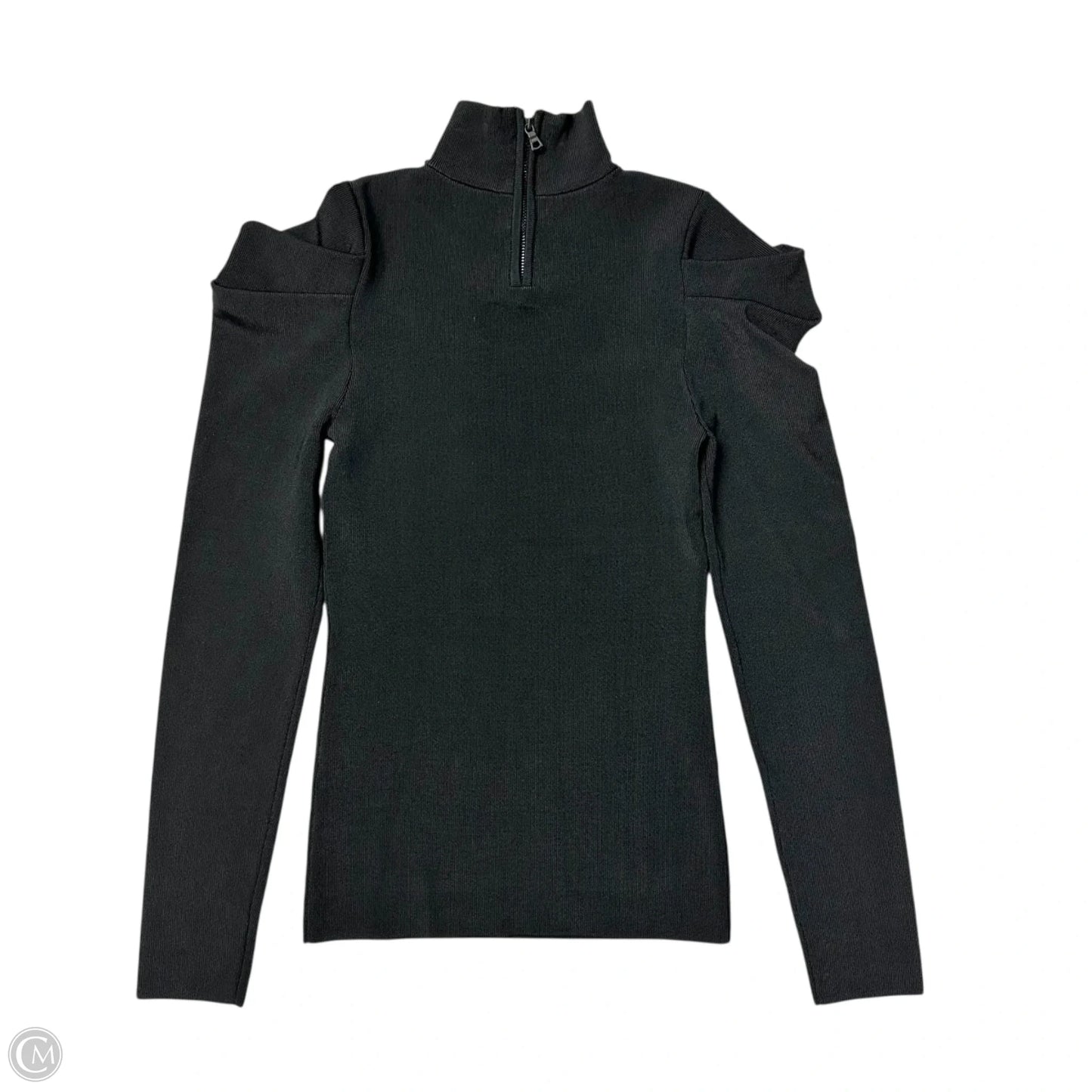 Top Long Sleeve Designer By Alice + Olivia In Black, Size: M