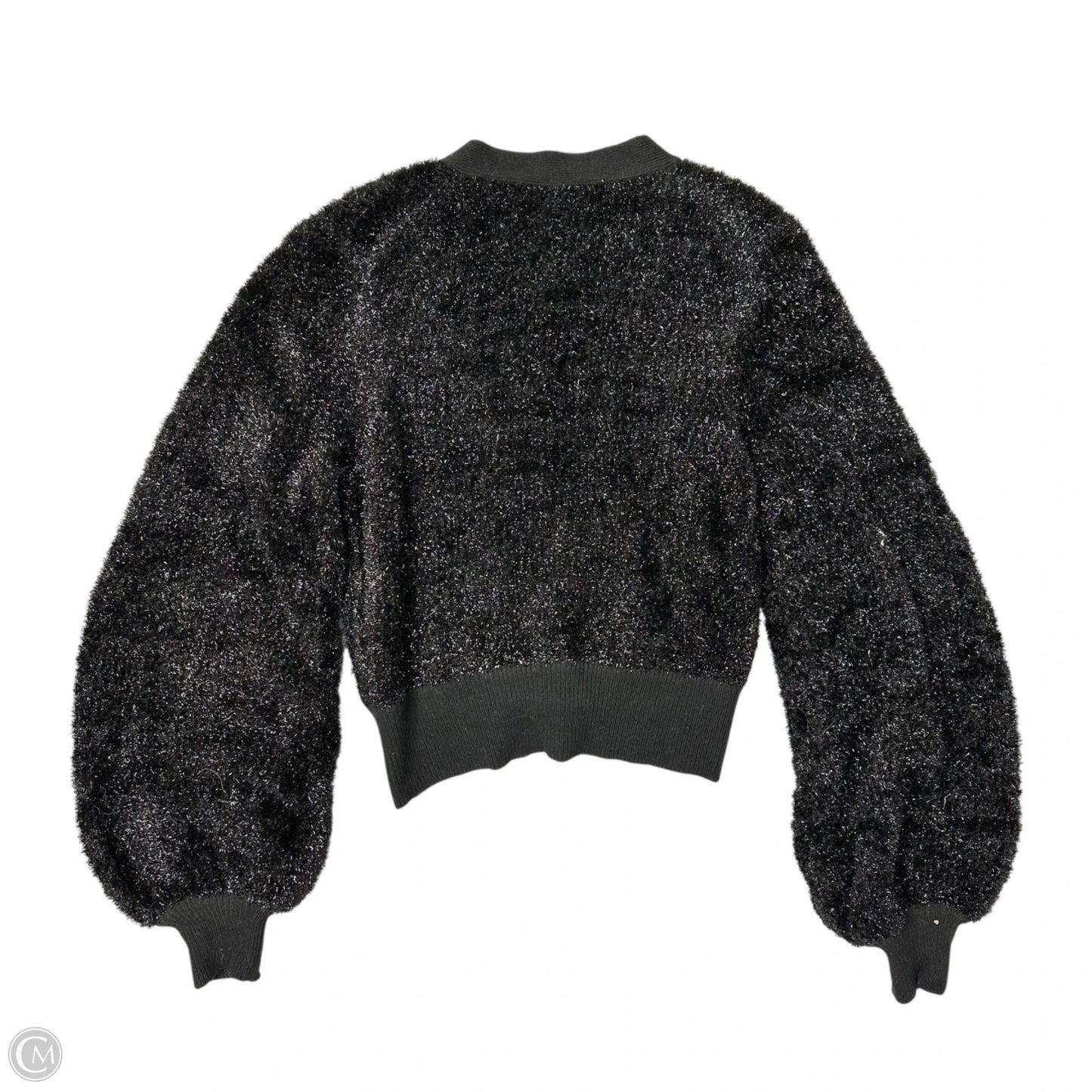 Sweater Cardigan By Ganni In Black, Size: M