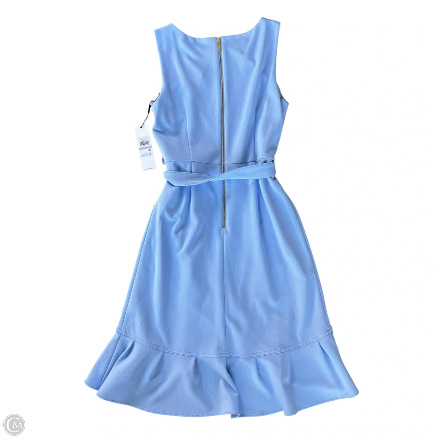 Dress Casual Midi By Calvin Klein In Blue, Size: S