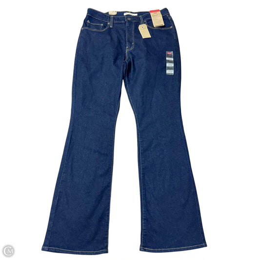 Jeans Boot Cut By Levis In Blue Denim, Size: 12