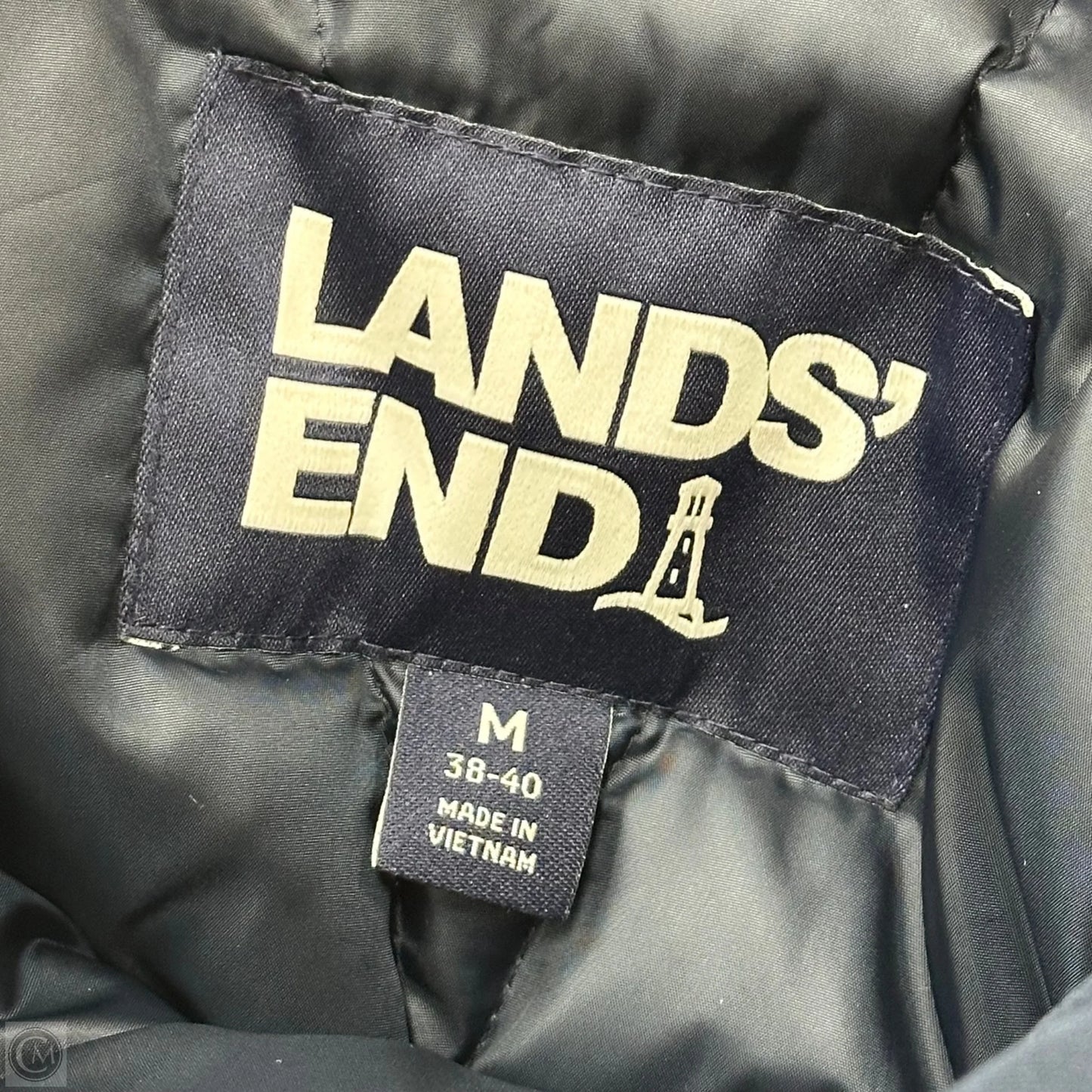 Coat Parka By Lands End In Navy, Size: M