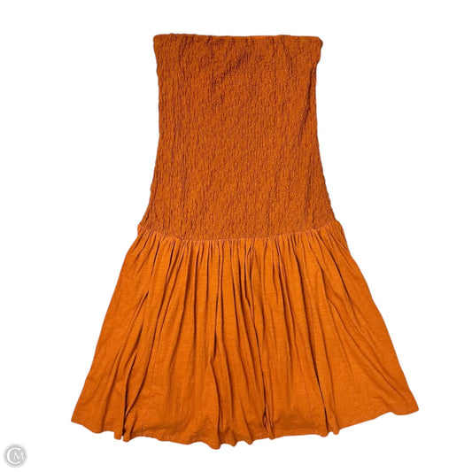 Dress Casual Midi By Anthropologie In Orange, Size: L