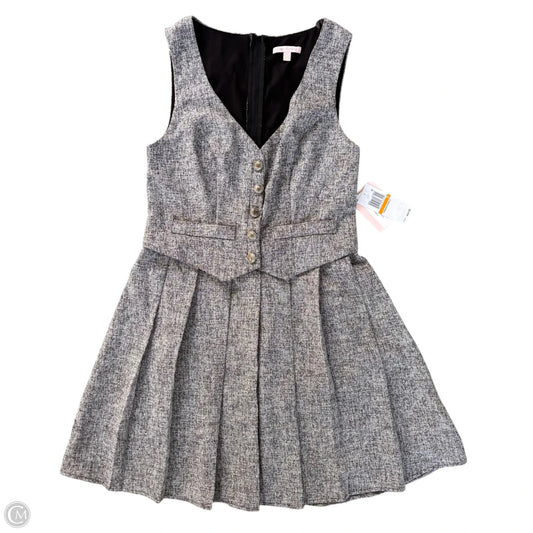 Dress Casual Short By City Studio In Grey, Size: S