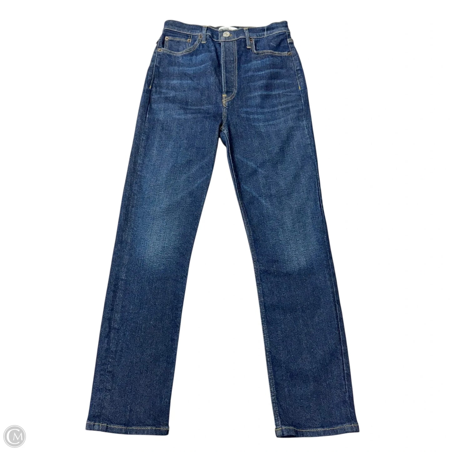 Jeans Straight By Re/Done In Blue Denim, Size: 8