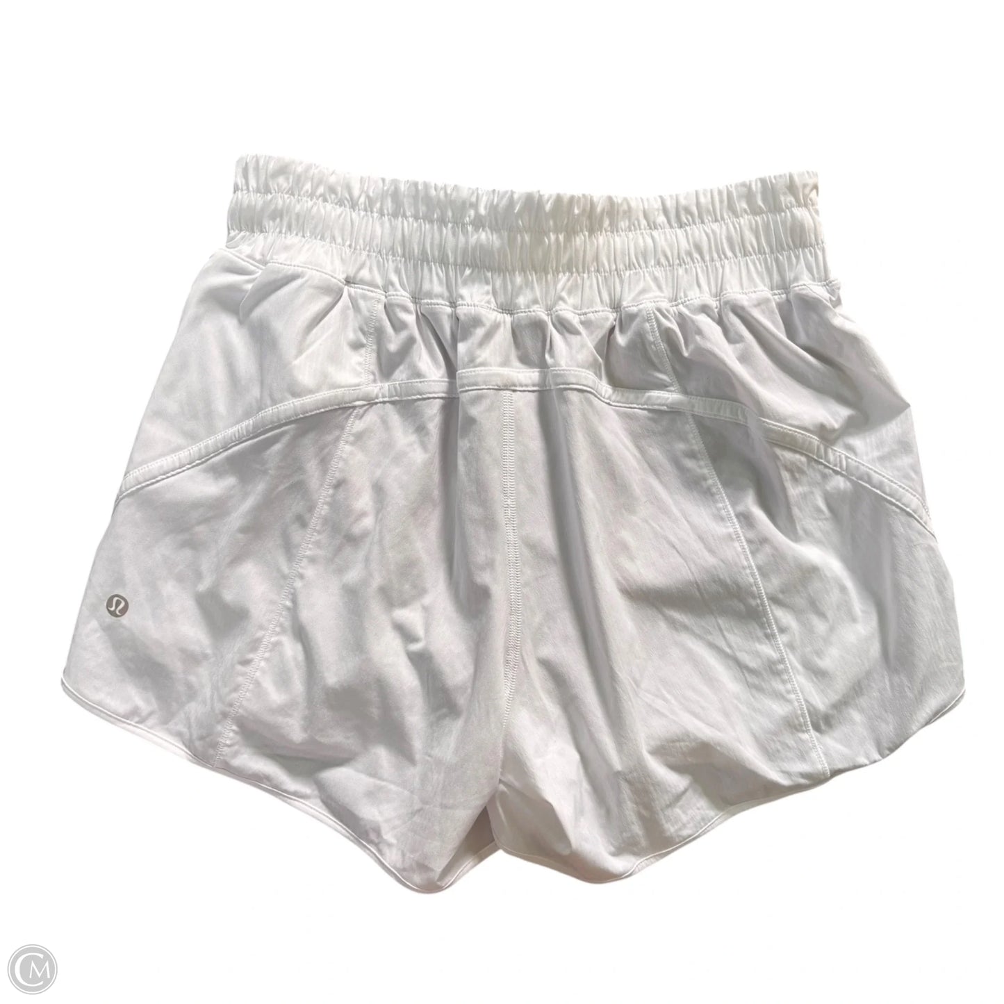 Athletic Shorts By Lululemon In White, Size: M