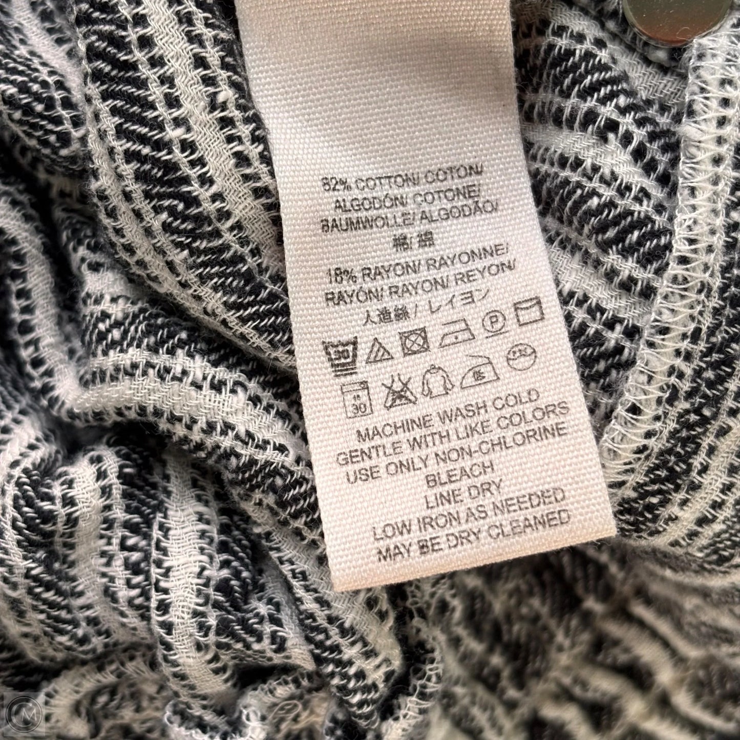 Top Long Sleeve By Free People In Striped Pattern, Size: L