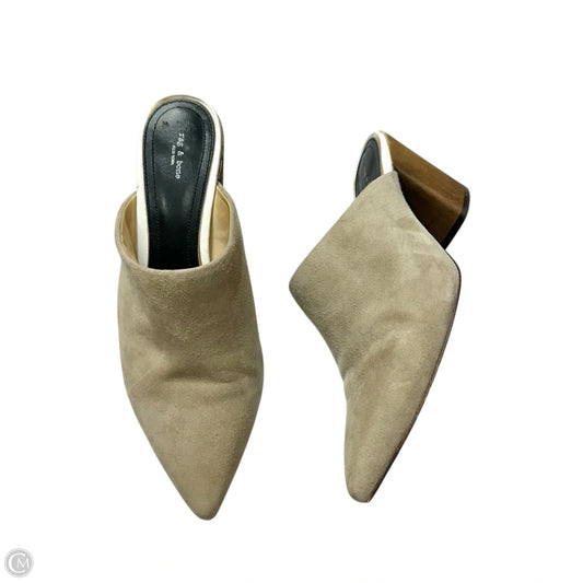 Shoes Heels Block By Rag And Bone In Taupe, Size: 8