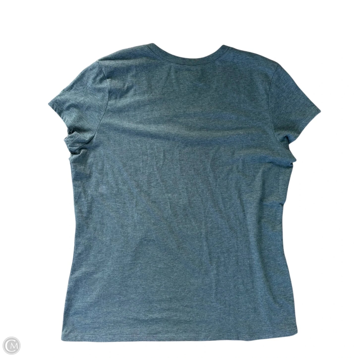 Athletic Top Short Sleeve By Nfl In Green, Size: Xl