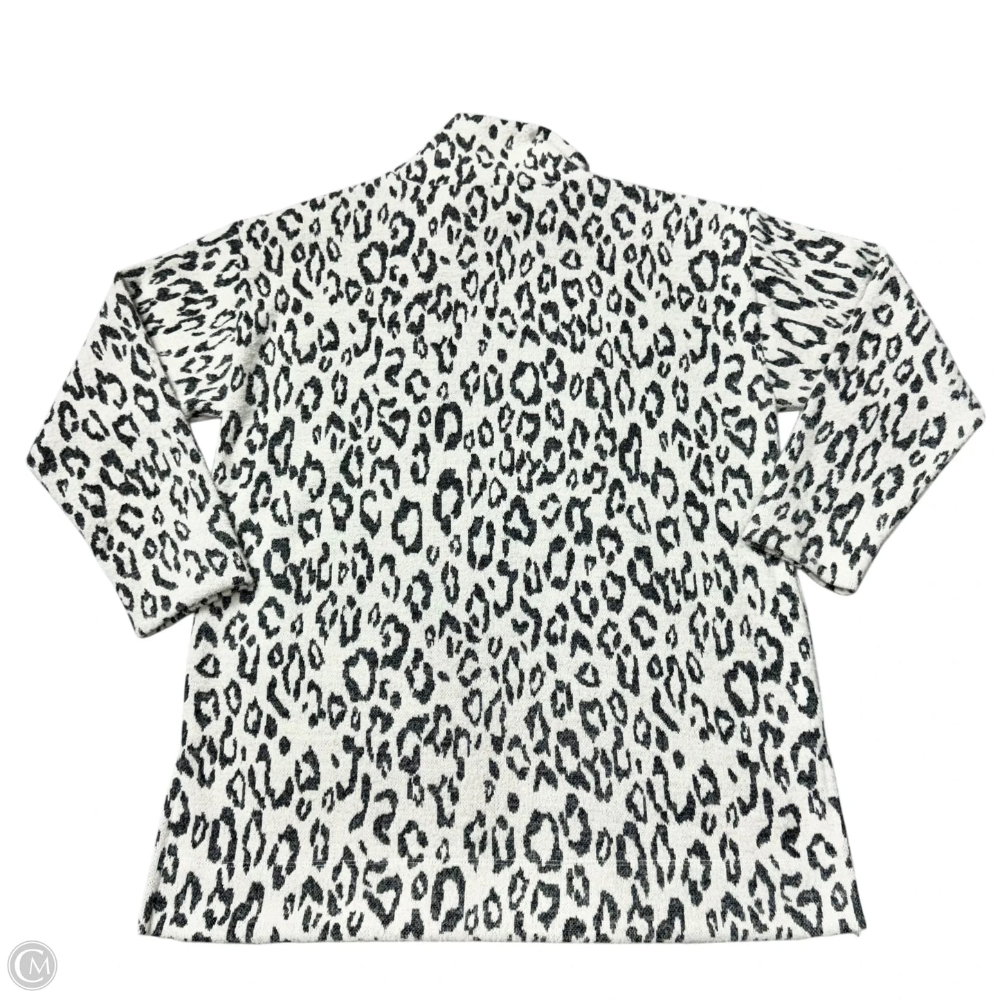 Sweater By Chicos In Leopard Print, Size: L