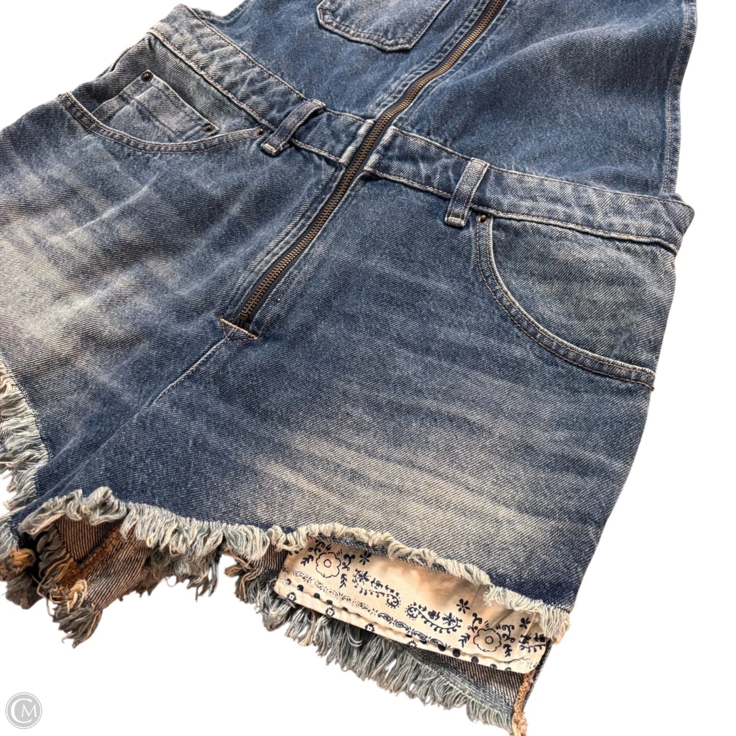 Shortalls By We The Free In Blue Denim, Size: M