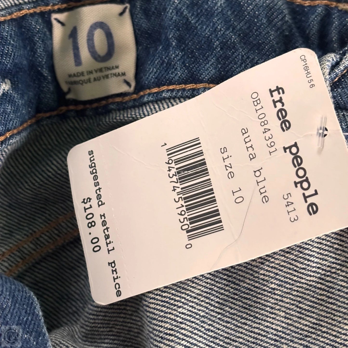 Shortalls By We The Free In Blue Denim, Size: M