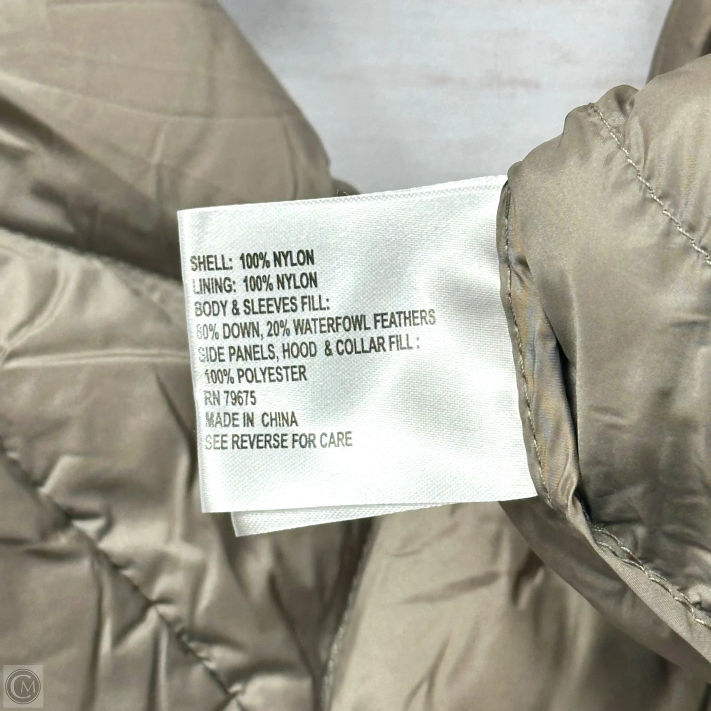 Jacket Puffer & Quilted By Michael By Michael Kors In Brown, Size: S