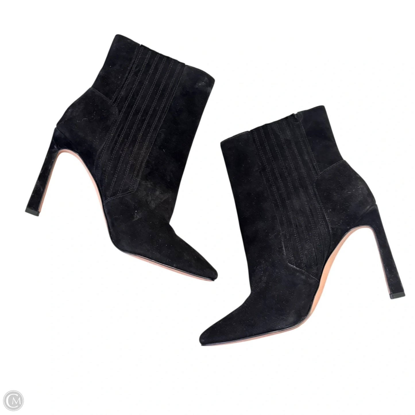 Boots Leather By Vince Camuto In Black, Size: 9.5