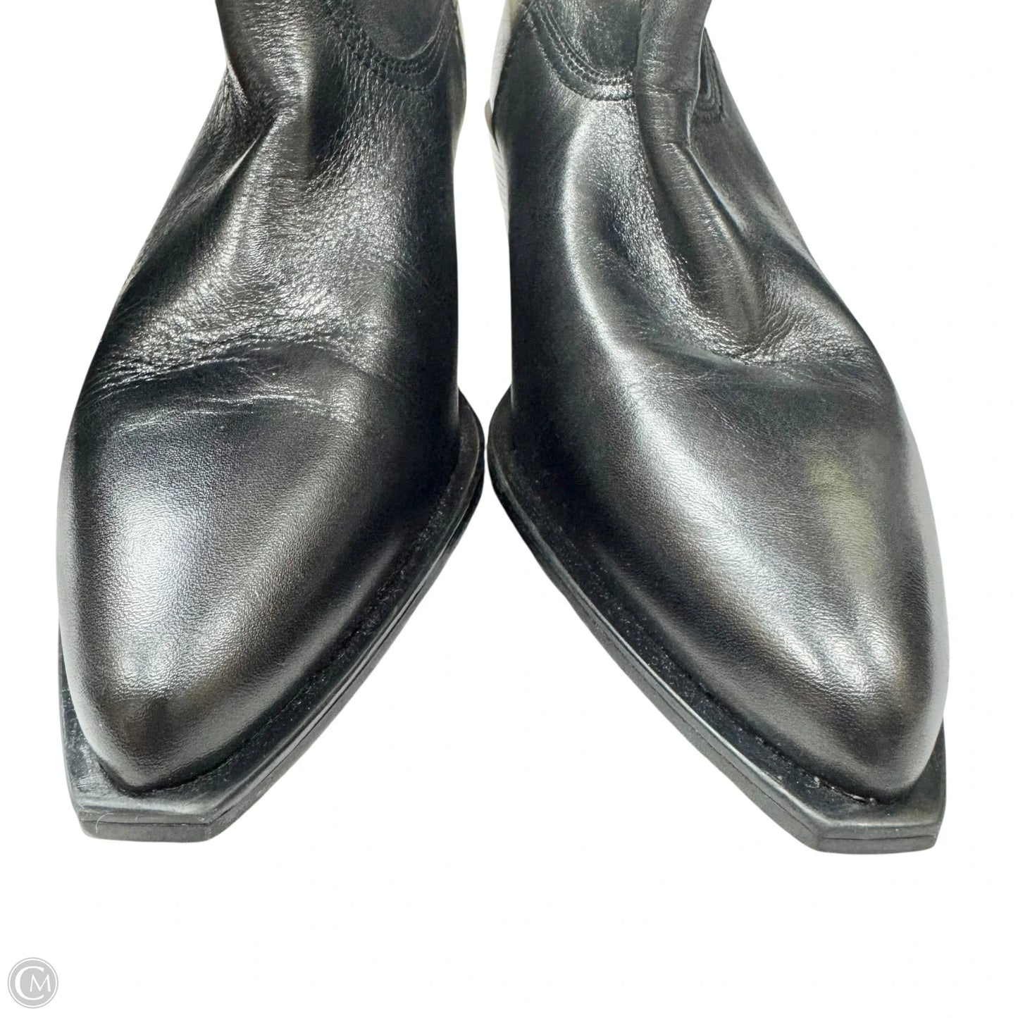 Boots Leather By Zara In Black, Size: 8